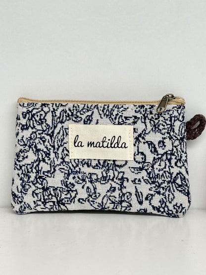 Monedero Pattern Azul