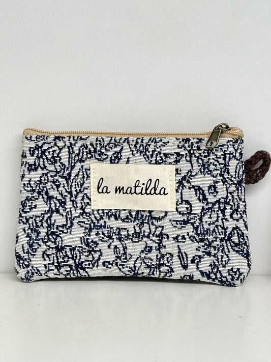 Monedero Pattern Azul