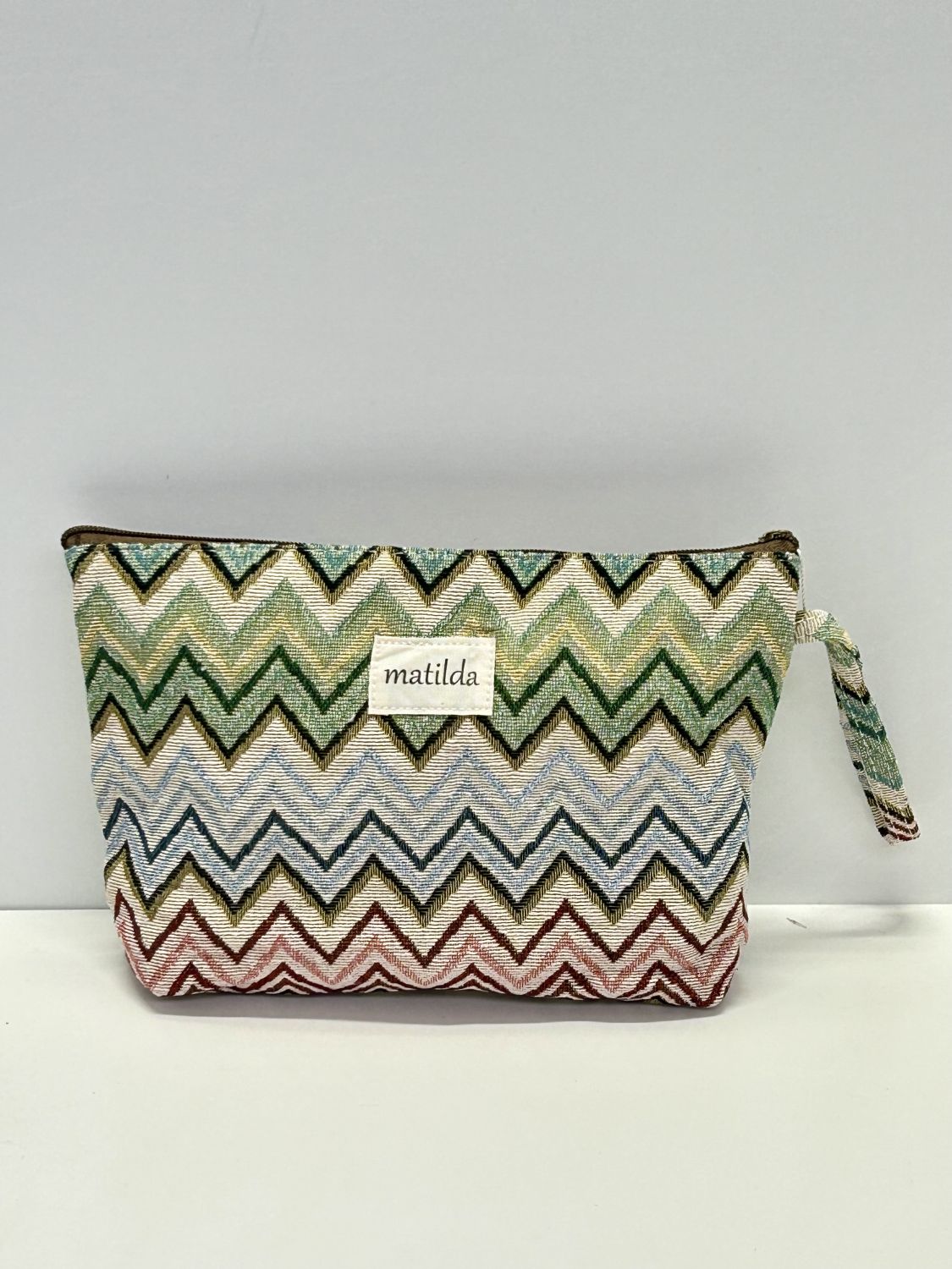 Neceser Maxi Zigzag Verde