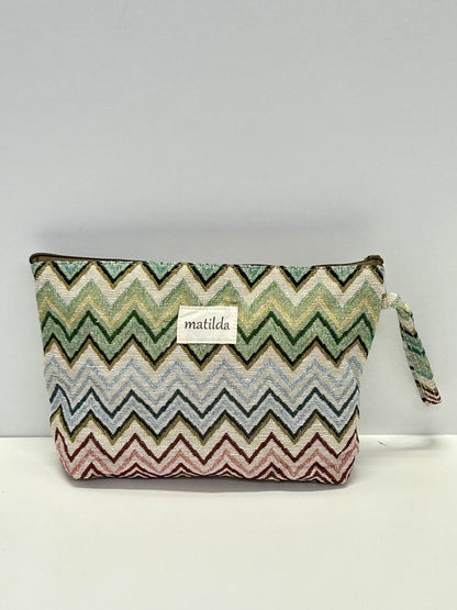 Neceser Maxi Zigzag Verde