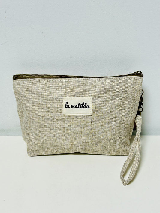 Neceser Grande Unicolor Beige