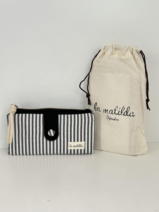 Cartera Grande Marinera Negra