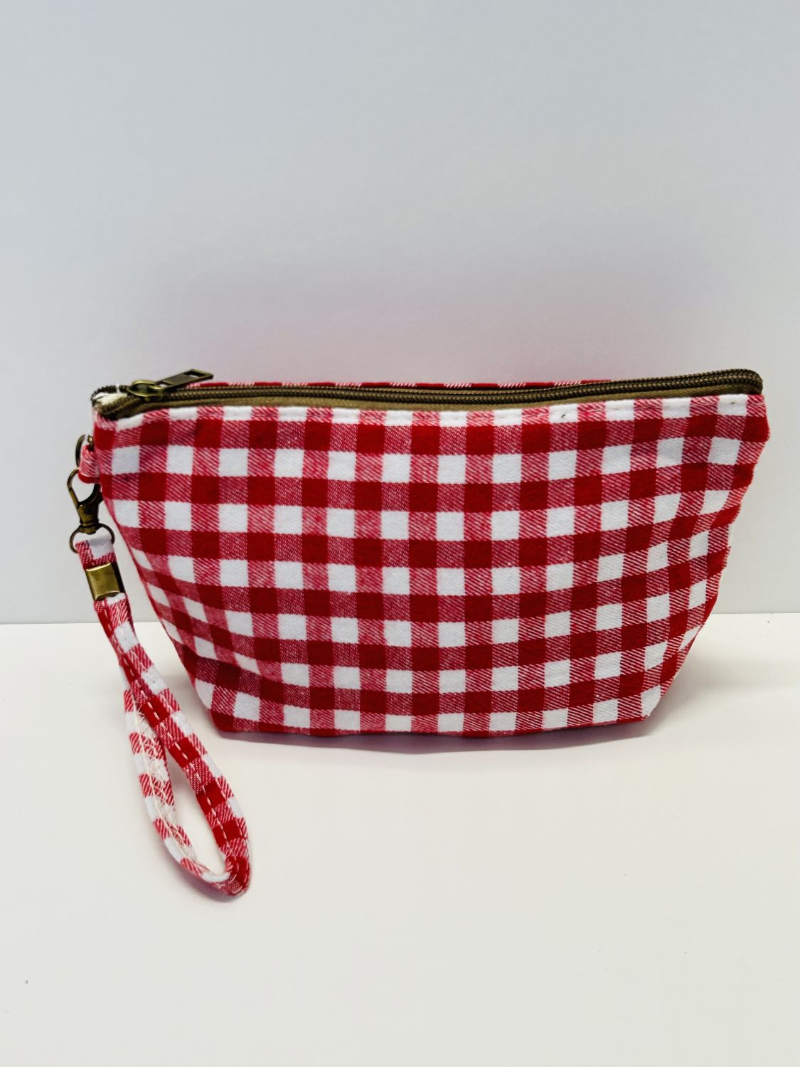 Neceser Grande Gringham Rojo