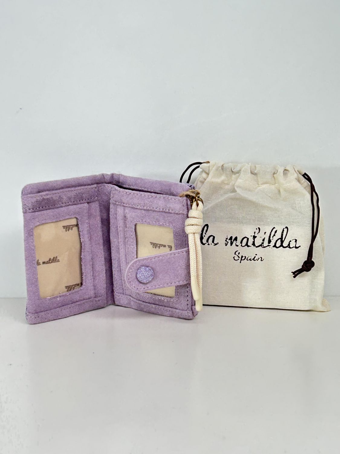 Cartera Pequeña Unicolor Violeta
