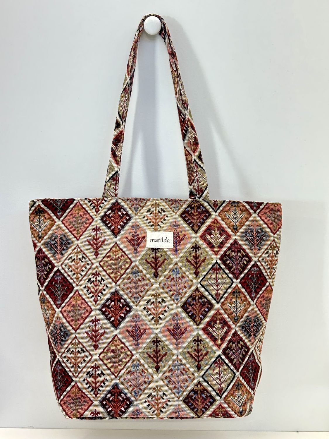 Bolsa Tote Bag Grande Rombo Botanic