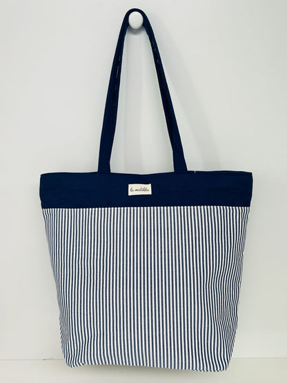 Bolsa Tote Bag Grande Marinera Azul