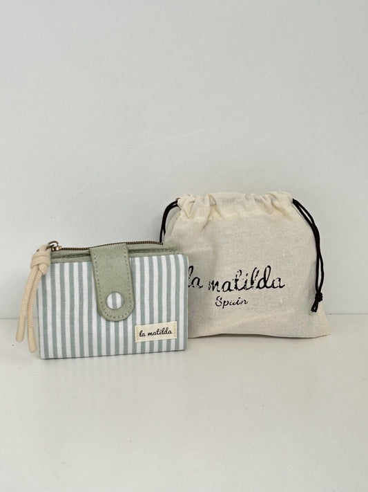 Cartera Pequeña Marinera Verde
