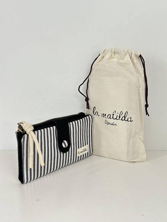 Cartera Grande Marinera Negra