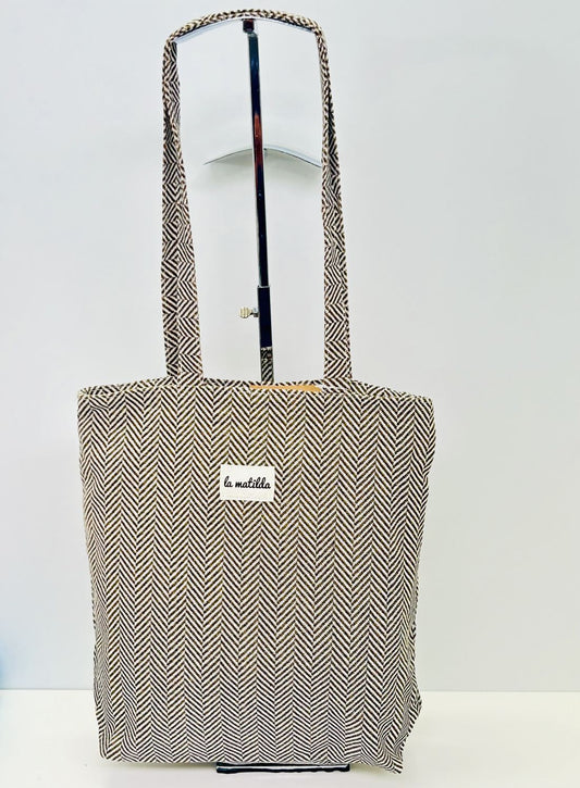 Bolsa Tote Bag Trigo Marrón