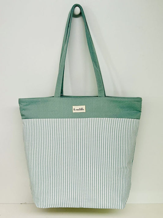 Bolsa Tote Bag Grande Marinera Verde