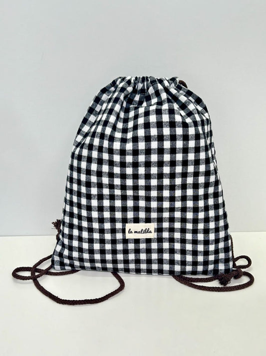 Mochila Cuerdas Gringham Negro