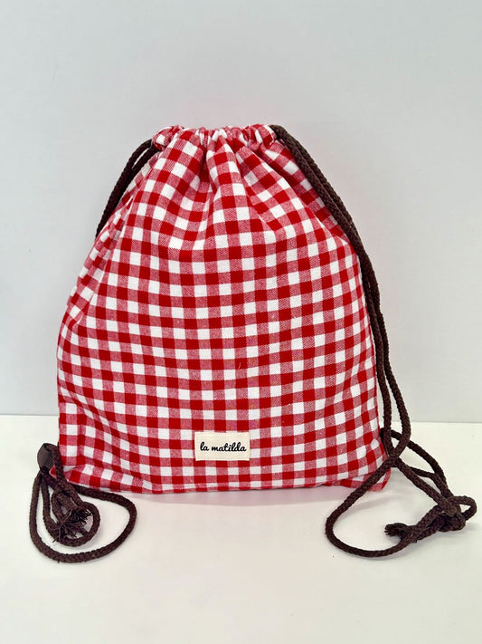Mochila Cuerdas Gringham Rojo