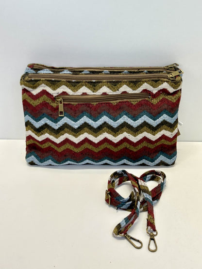 Bandolera Doble Zigzag Vintage