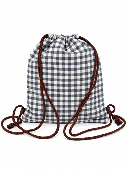 Mochila Cuerdas Gringham Gris