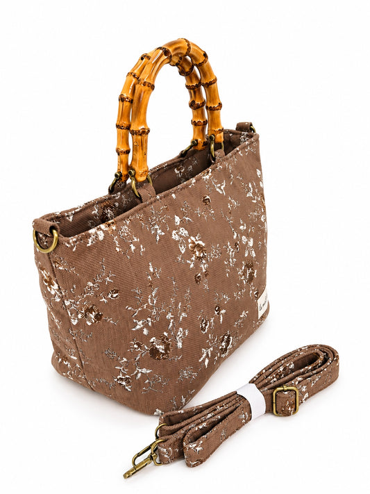 Bolso de mano Valeria Forest Marrón