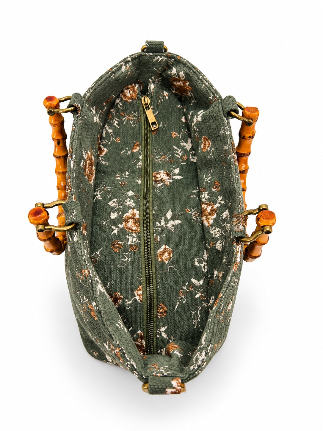 Bolso de mano Valeria Forest Verde