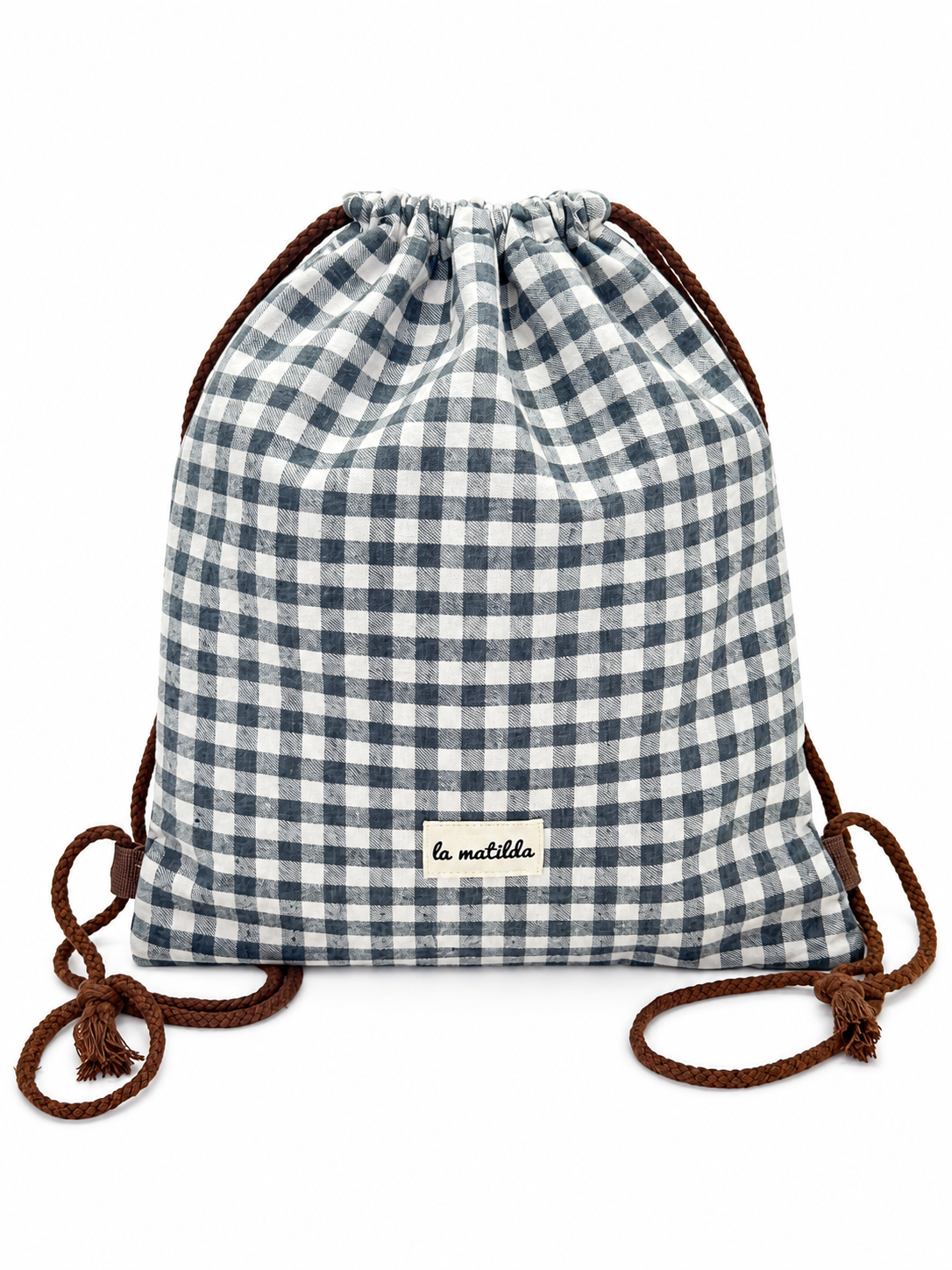 Mochila Cuerdas Gringham Gris