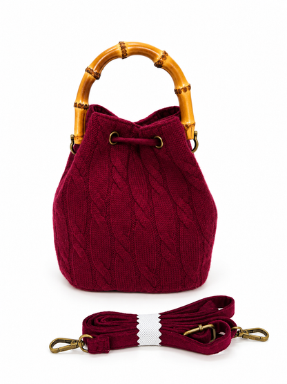 Bolso de mano Carla Burdeos