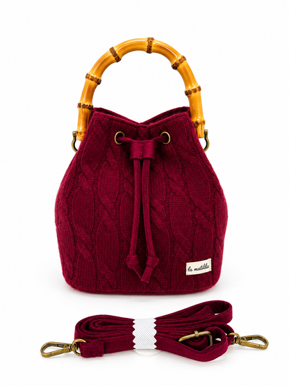 Bolso de mano Carla Burdeos
