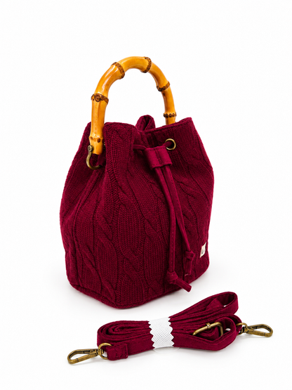 Bolso de mano Carla Burdeos