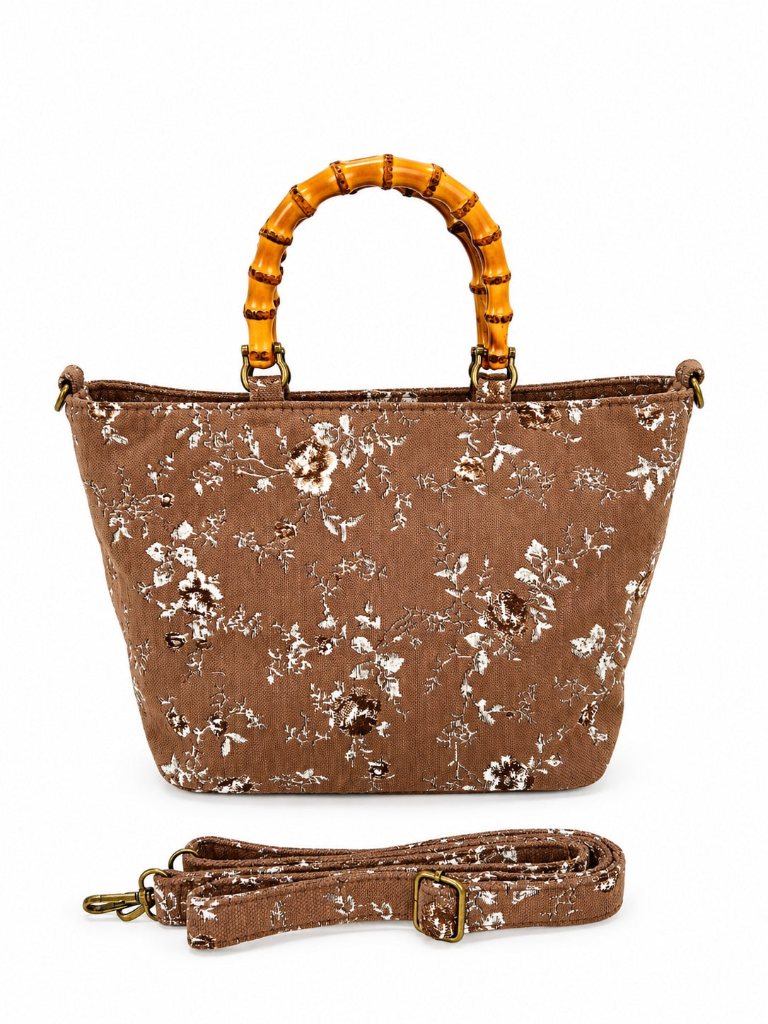 Bolso de mano Valeria Forest Marrón