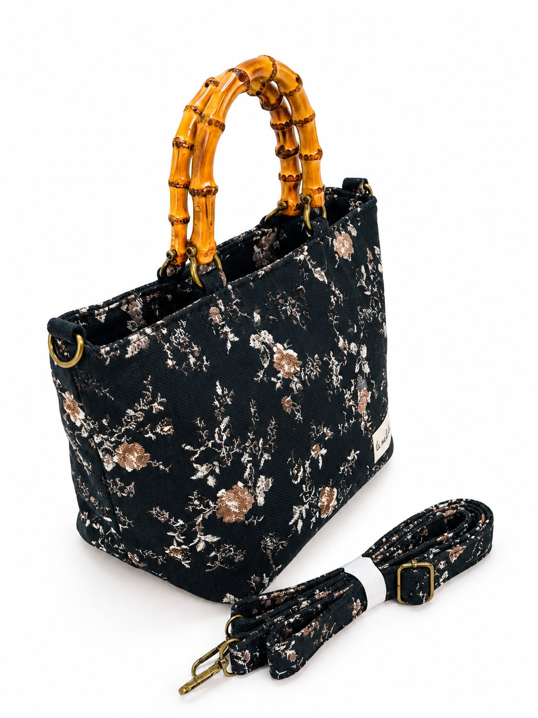 Bolso de mano Valeria Forest Negro