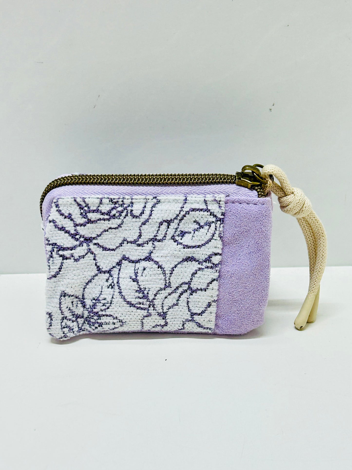 Monedero Tres Compartimentos Rosa Violeta