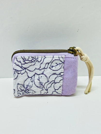 Monedero Tres Compartimentos Rosa Violeta