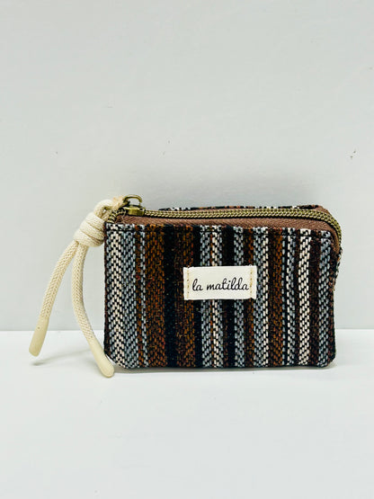 Monedero Tres Compartimentos Linea Arena