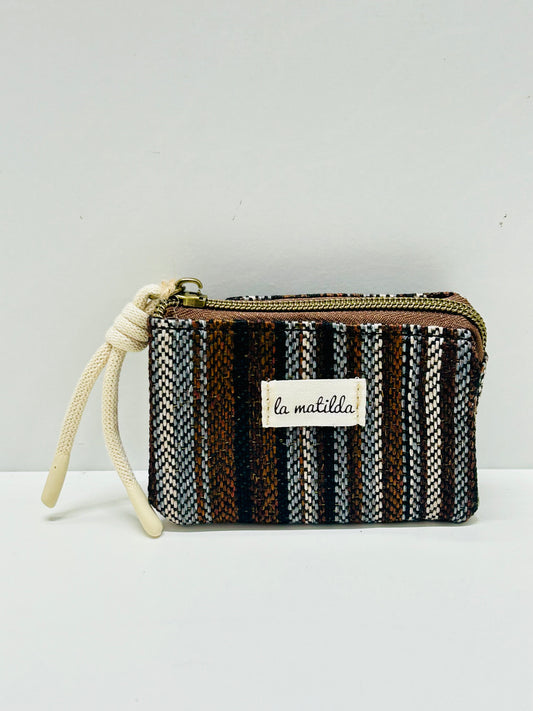 Monedero Tres Compartimentos Linea Arena