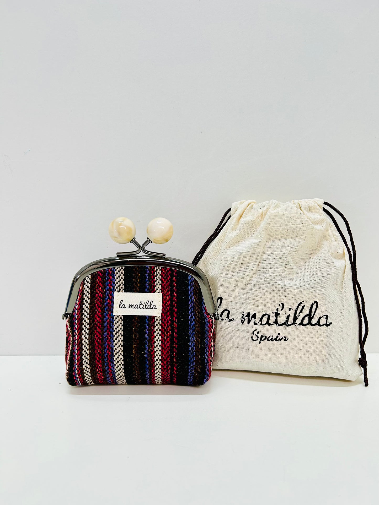 Monedero de Boquilla con Cierre de Bolas Linea Fuego