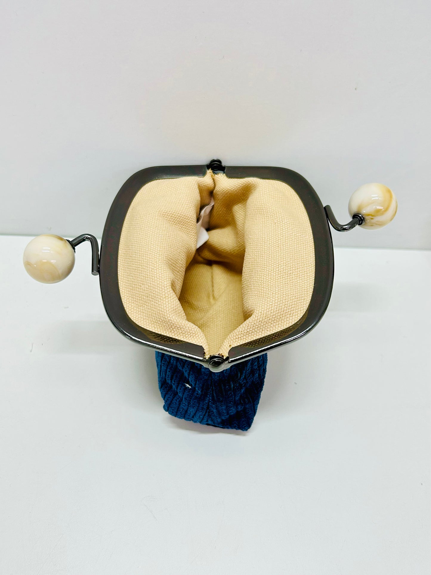 Monedero de Boquilla con Cierre de Bolas Pana Azulón