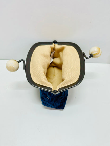 Monedero de Boquilla con Cierre de Bolas Pana Azulón