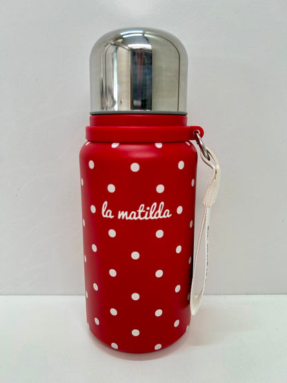 Termo La Matilda Topos rojo