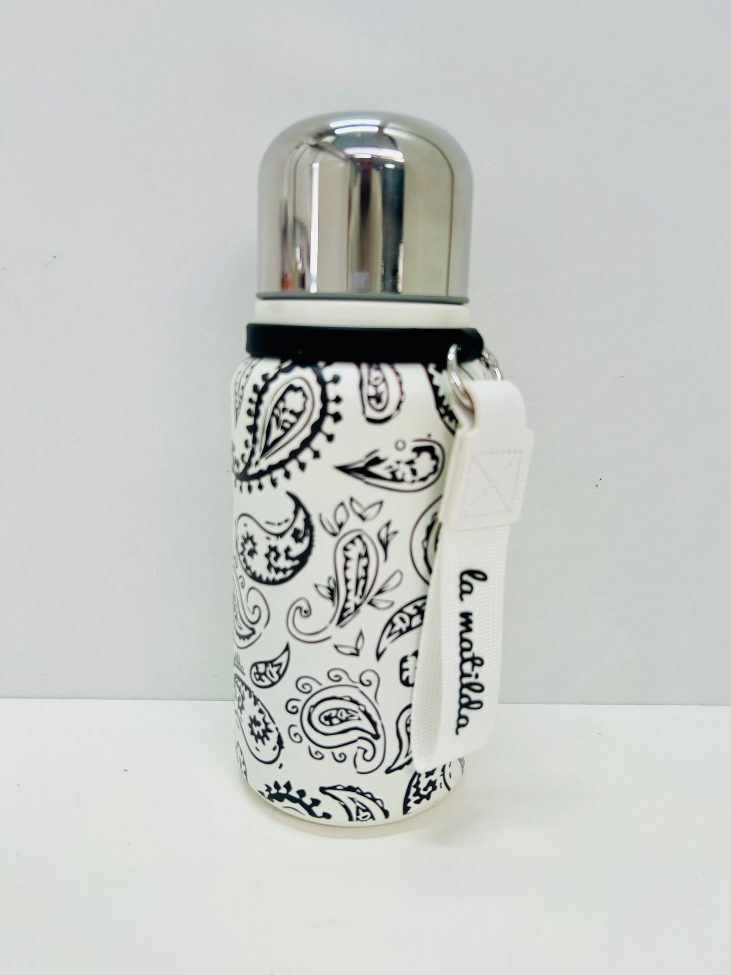 Termo La Matilda Hojas Negro