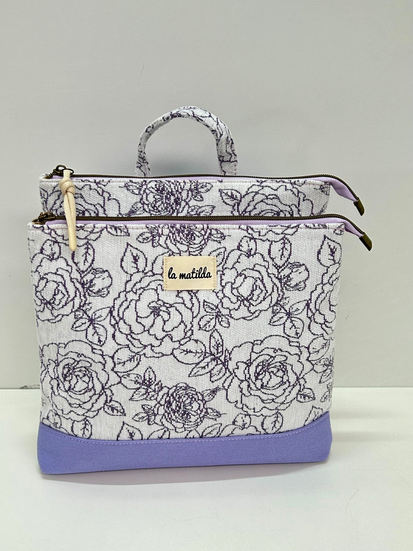 Mochila doble Rosa Violeta