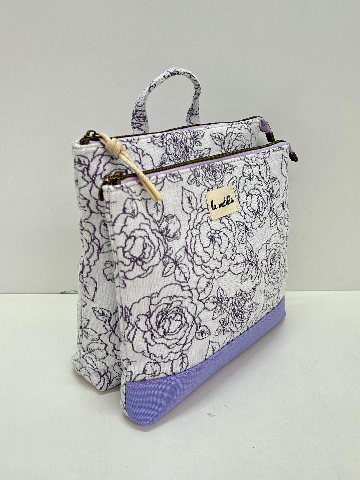 Mochila doble Rosa Violeta