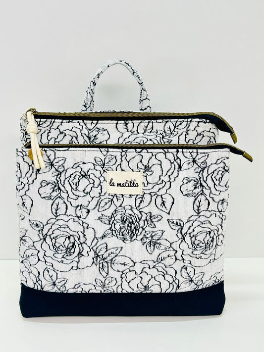 Mochila doble Rosa Negra