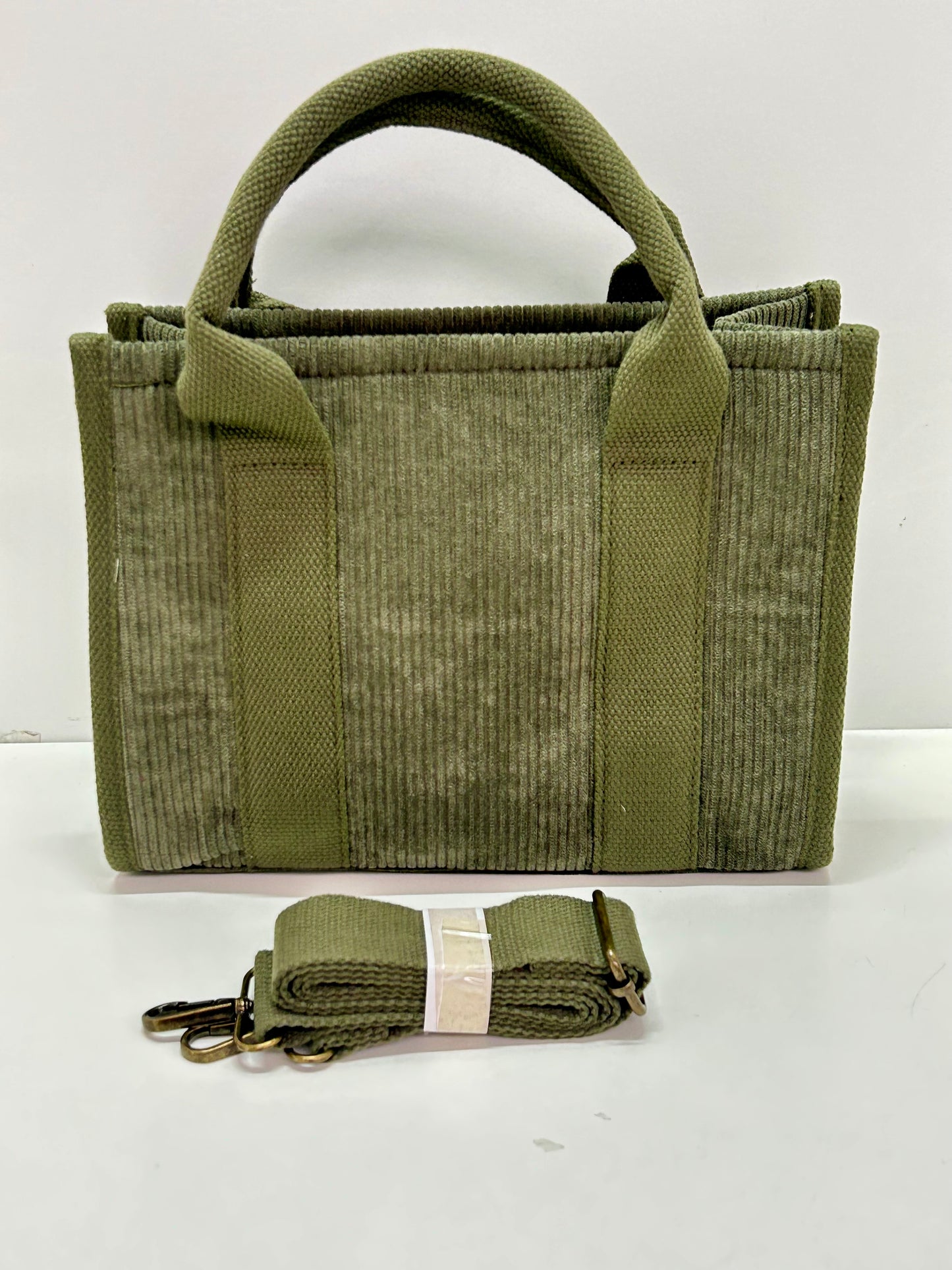 Bolso de mano Pana Oliva