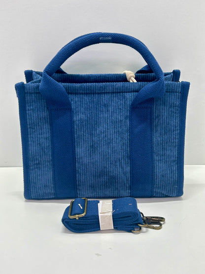 Bolso de mano Pana Azulón