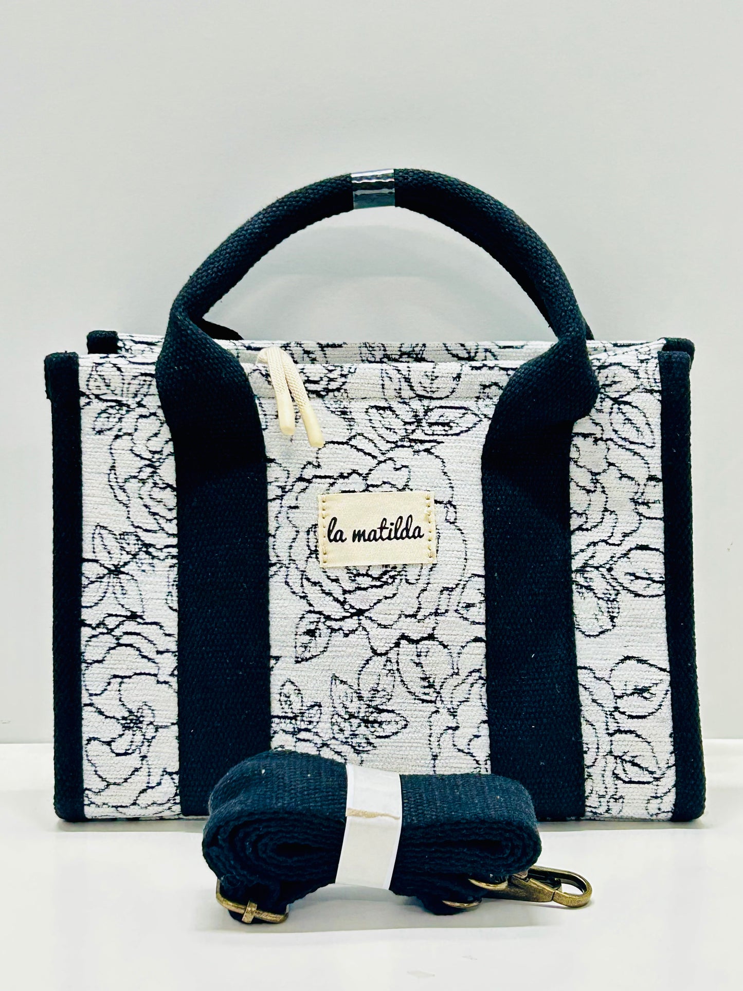 Bolso de mano Rosa Negra