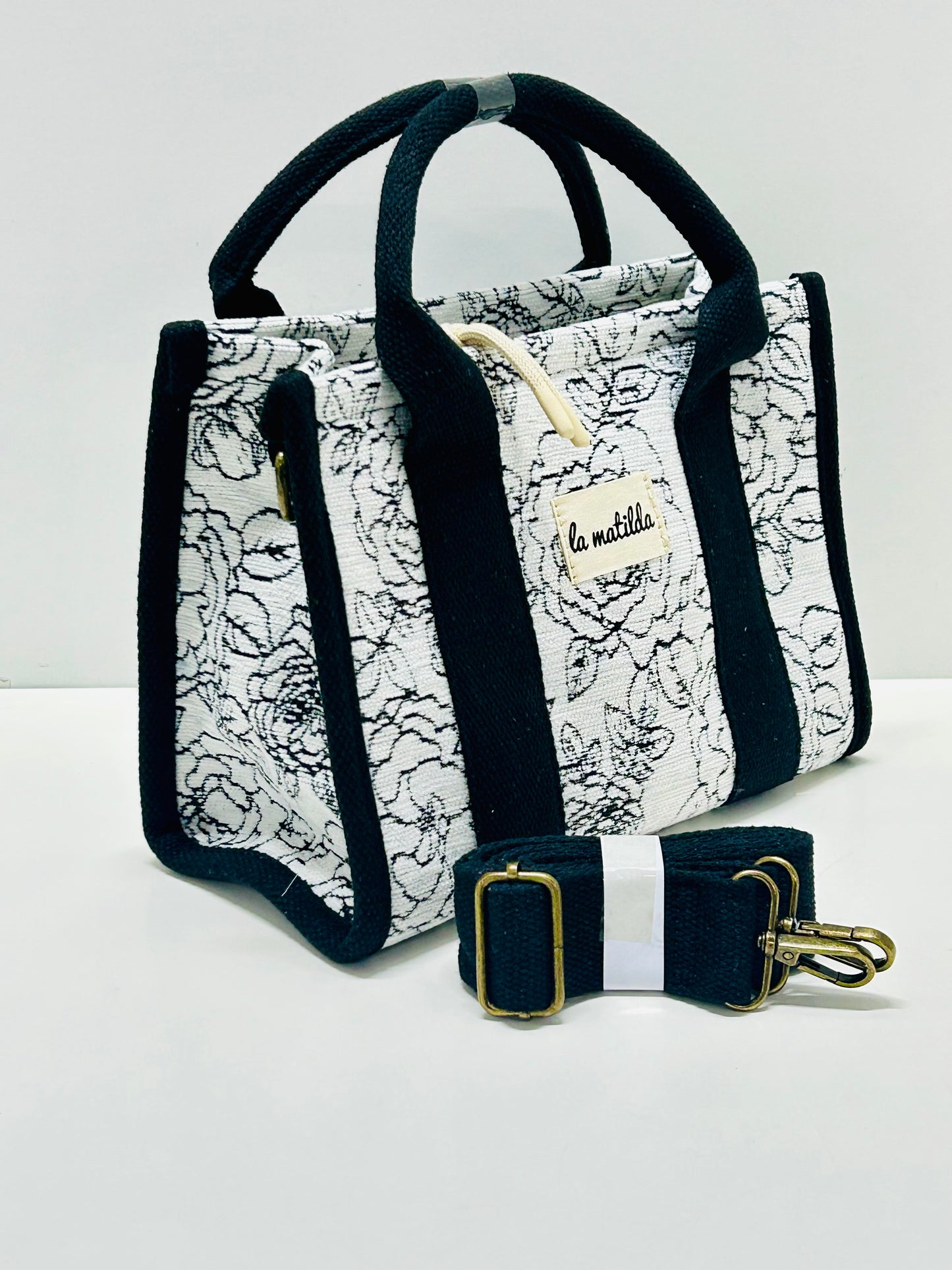 Bolso de mano Rosa Negra