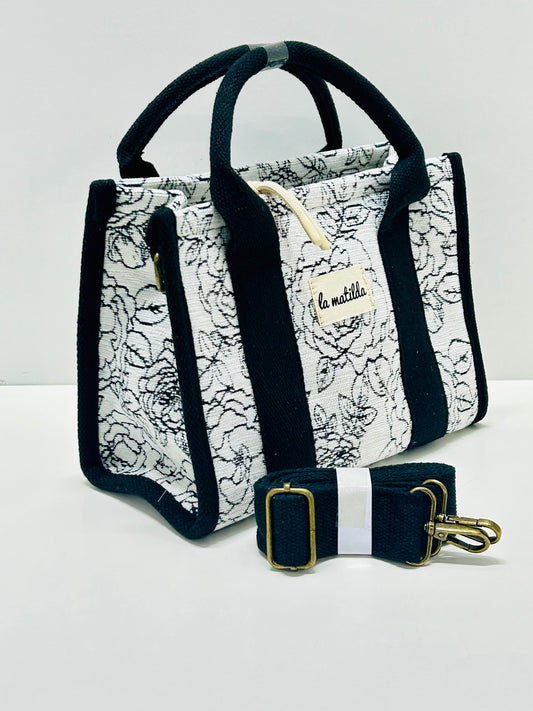 Bolso de mano Rosa Negra