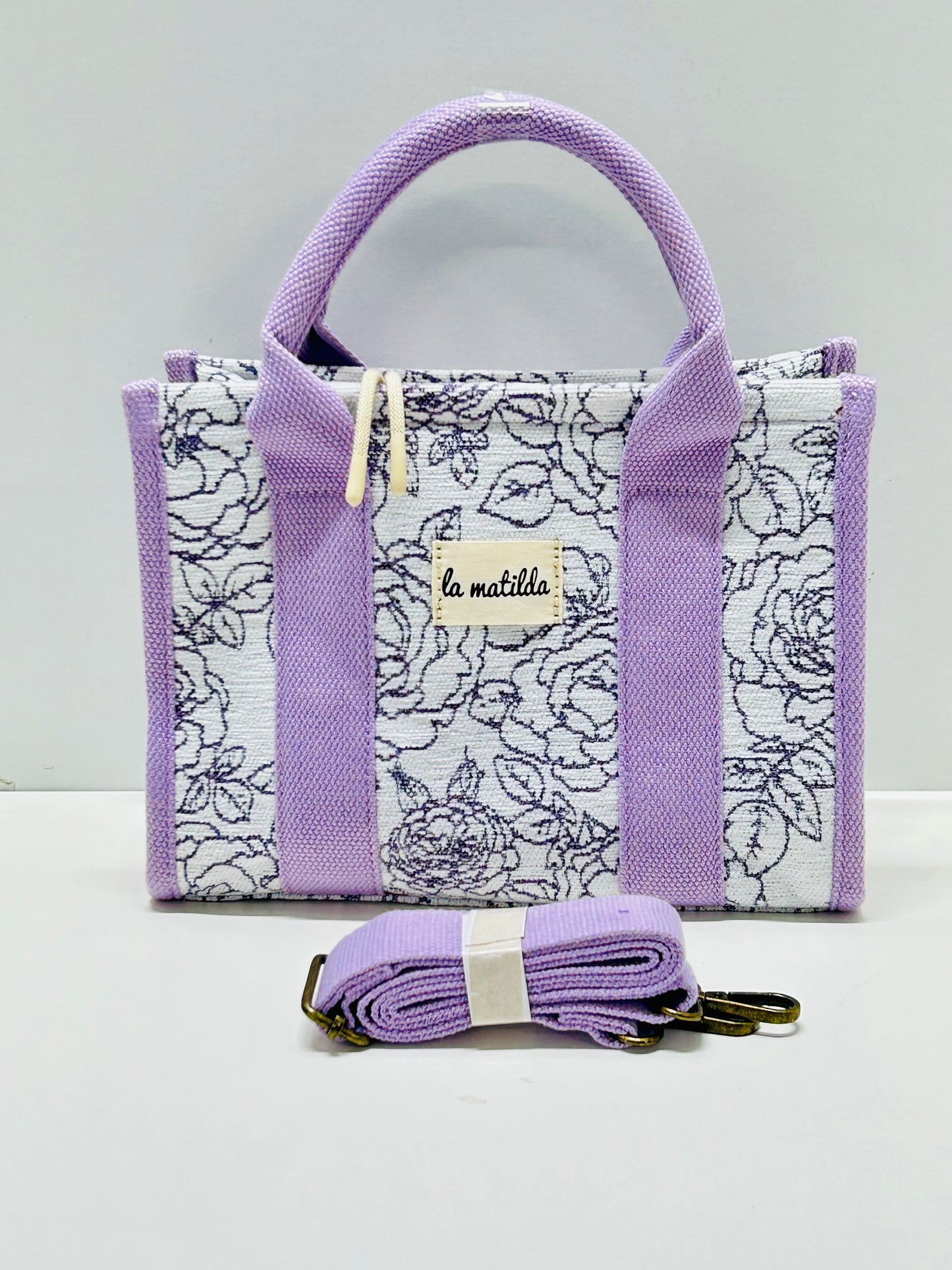 Bolso de mano Rosa Violeta