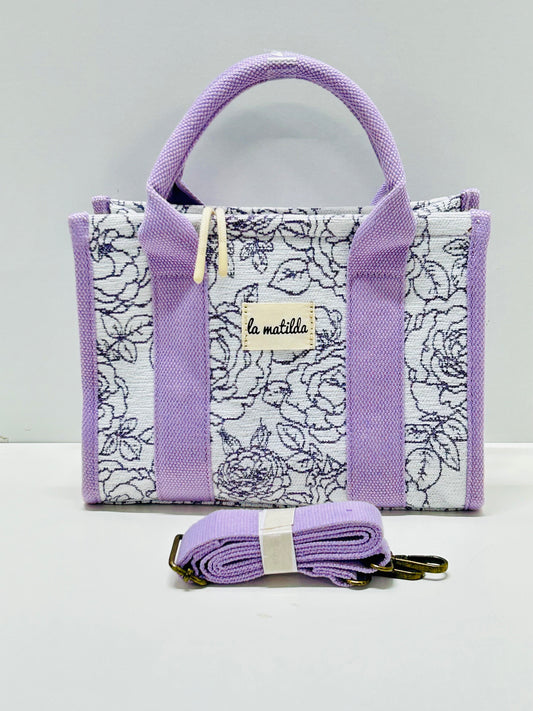 Bolso de mano Rosa Violeta