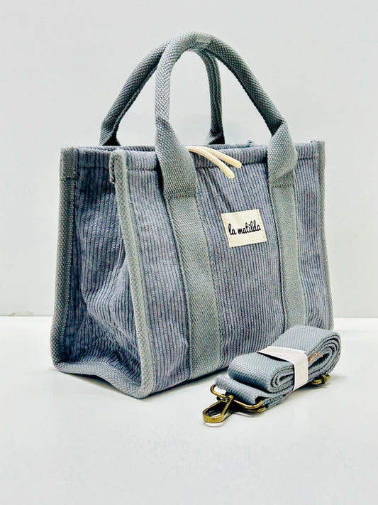 Bolso de mano Pana Antracita