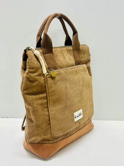 Mochila grande Pana Marrón Tostado