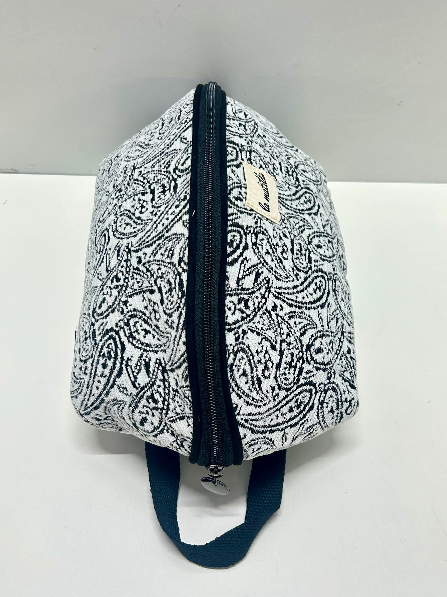 Neceser Cosmetiquero Hojas Negro