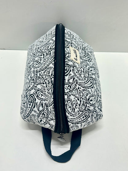 Neceser Cosmetiquero Hojas Negro