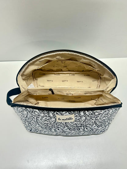 Neceser Cosmetiquero Hojas Negro